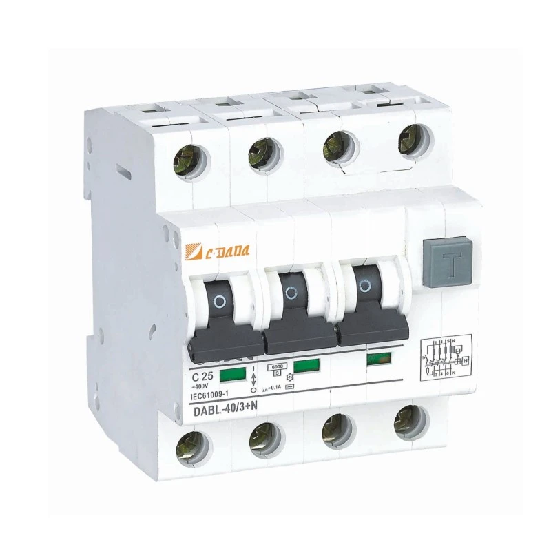 2P 4P Cineál Leictreonach RCBO